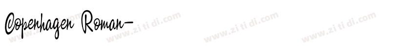 Copenhagen Roman字体转换 Copenhagen Roman字体转换